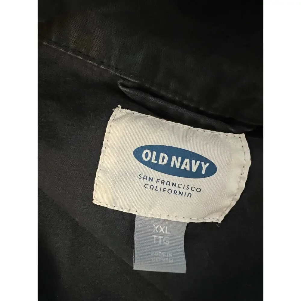 Old navy navy blue utility jacket coat casual neutral gorpcore preppy - Picture 5 of 6